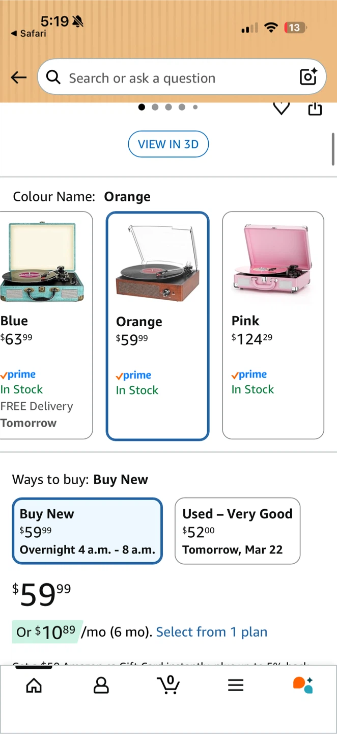 Open box vinyl Turntable Player - photo 2