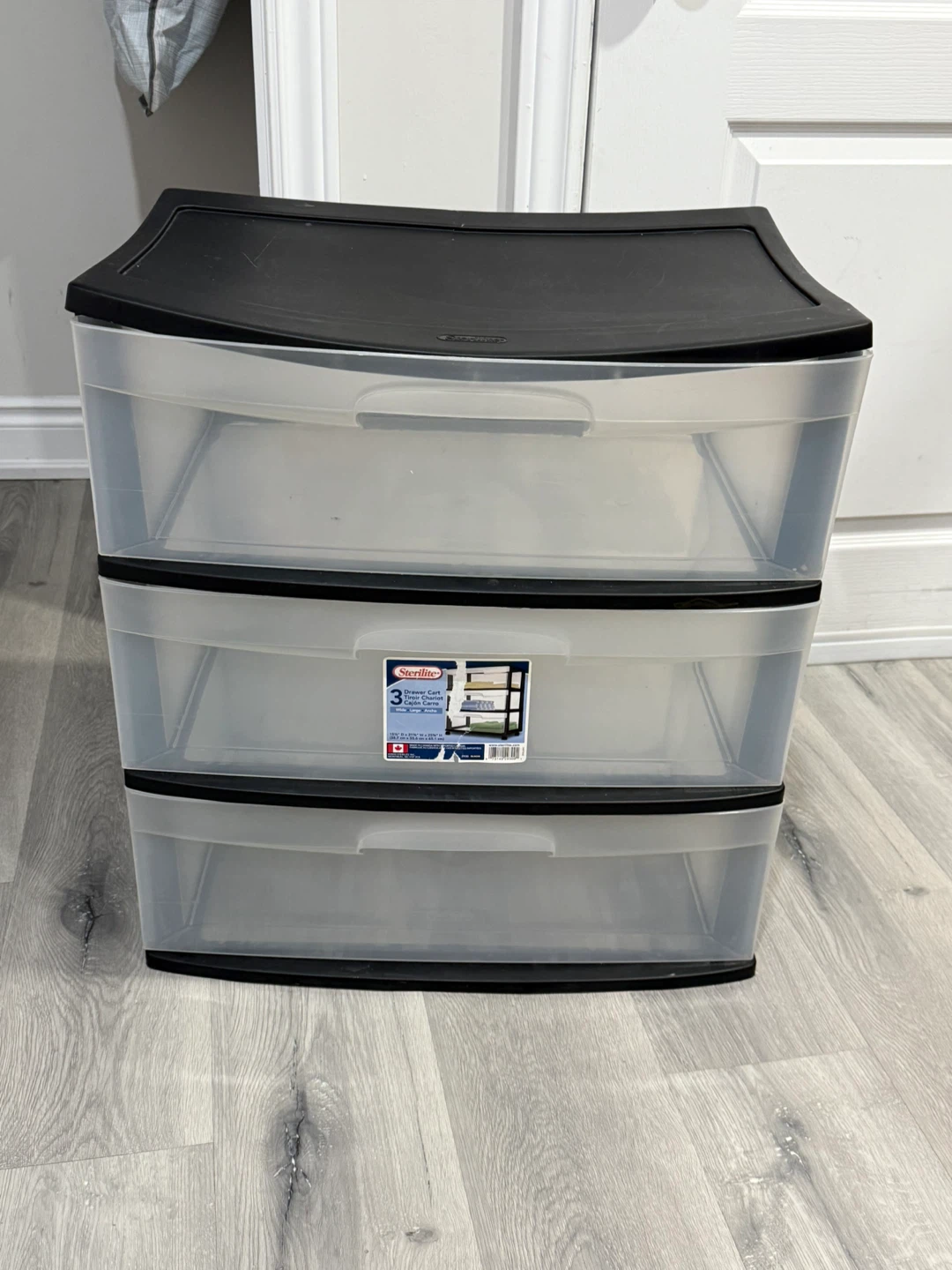 Steriline 3 Drawer Plastic Storage Unit
