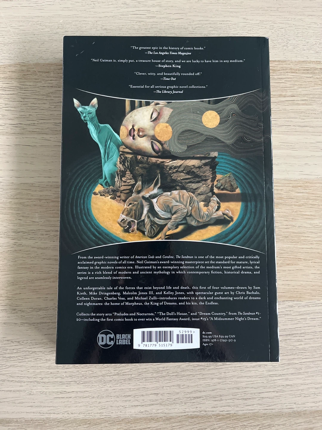 The Sandman Book One by Neil Gaiman (DC Black Label) - photo 2