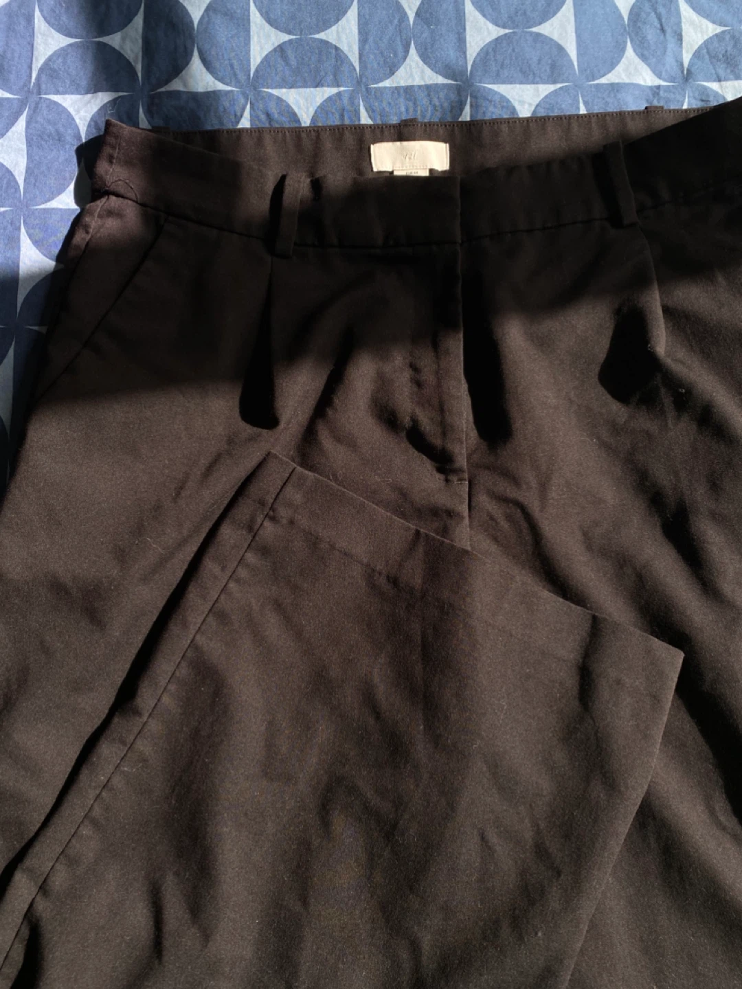 H&M Black Trousers Size 12