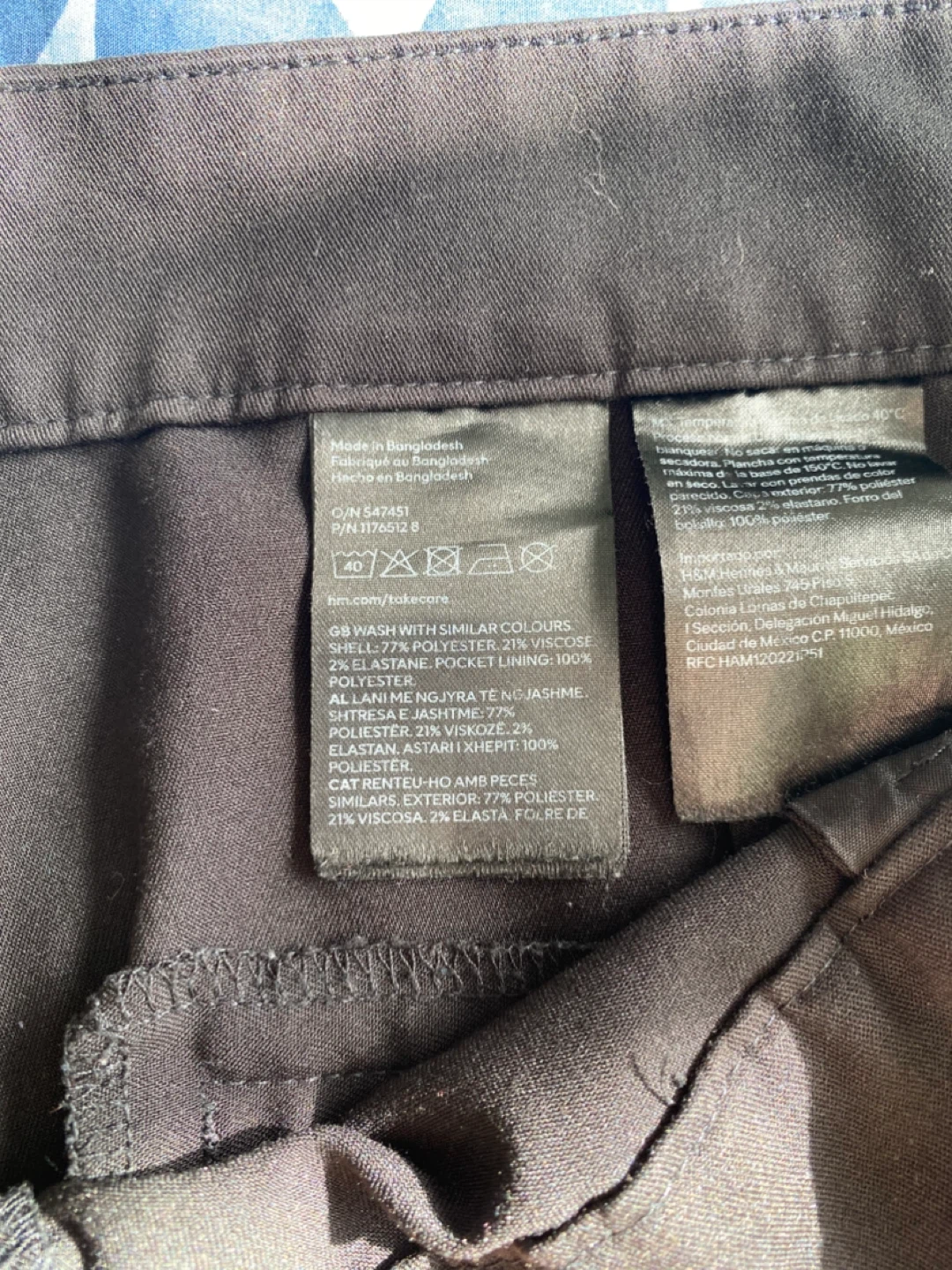 H&M Black Trousers Size 12 - photo 4