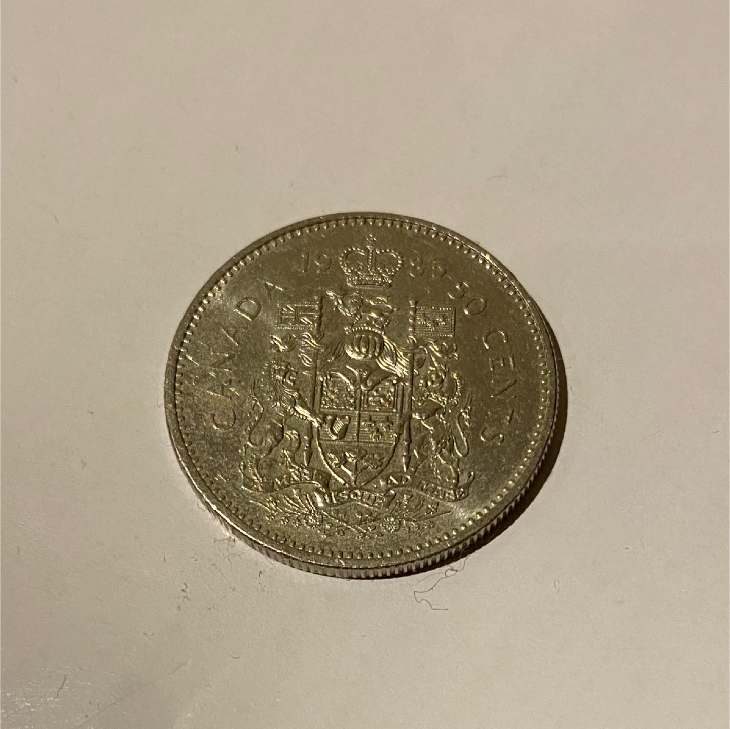 1989 Canada 50 Cent Coin