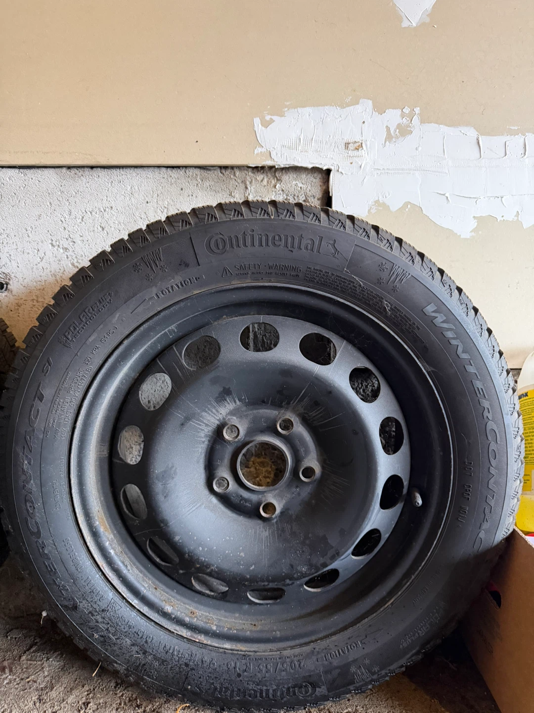 Continental Winter Tires on Steel Rims – 205/55R16 (Set of 4) - photo 2