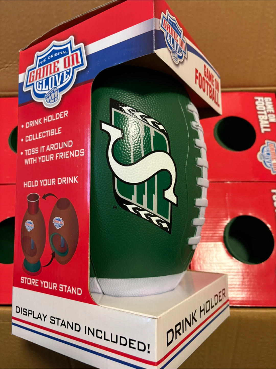 Game On Glove Football Drink Holder