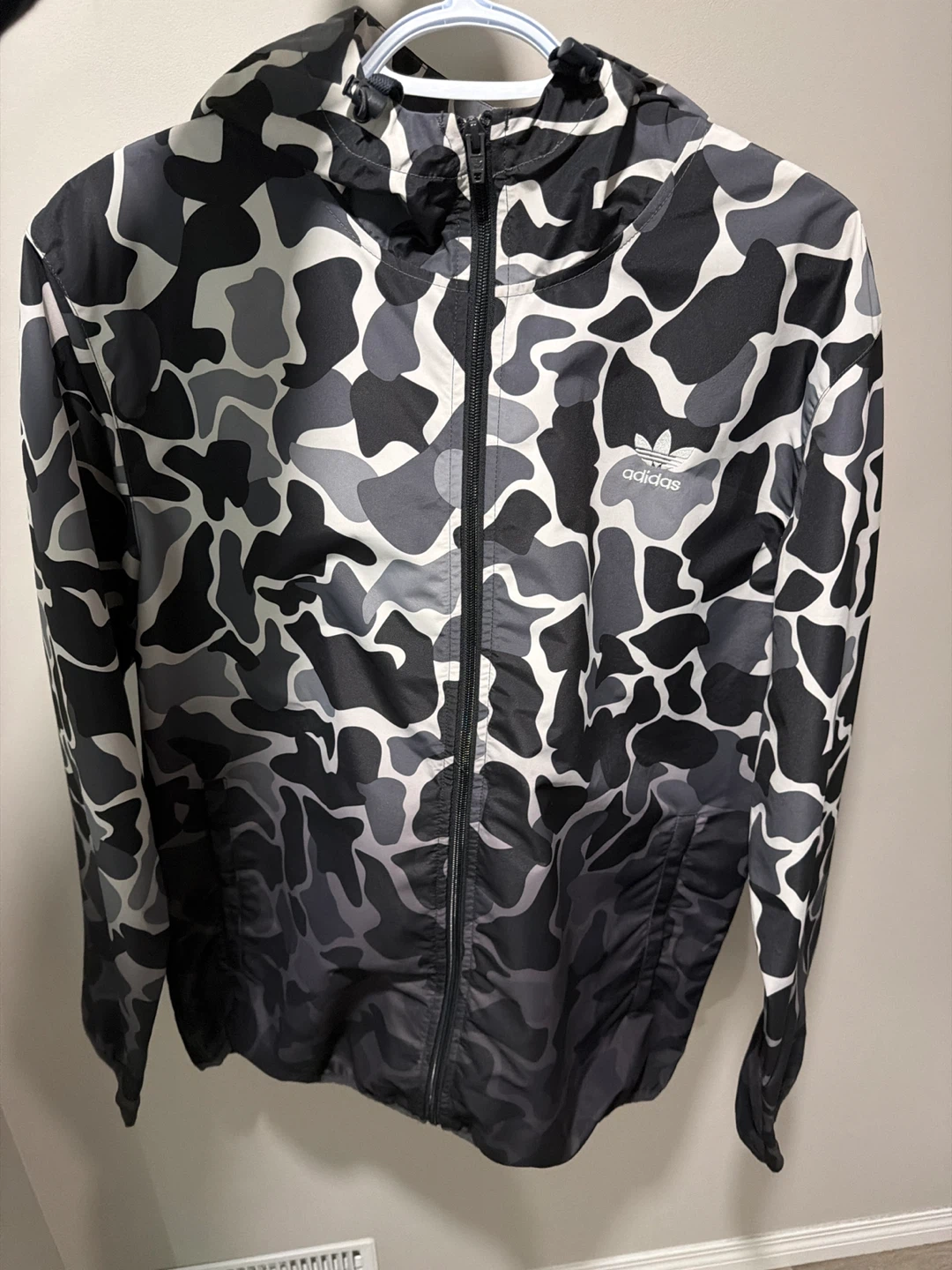 Adidas Camo Windbreaker Jacket