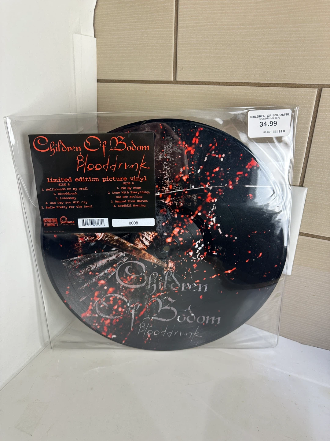 Children of Bodom Bloodrunk Limited Edition Picture Vinyl Record