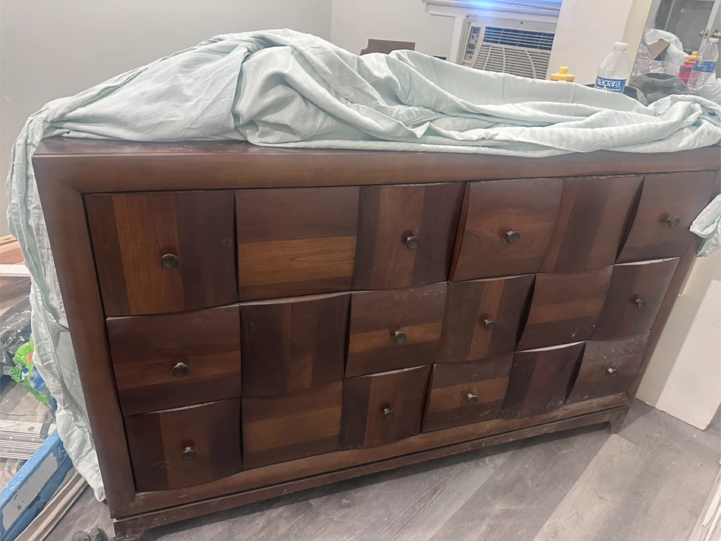Wooden Dresser with 12 Drawers