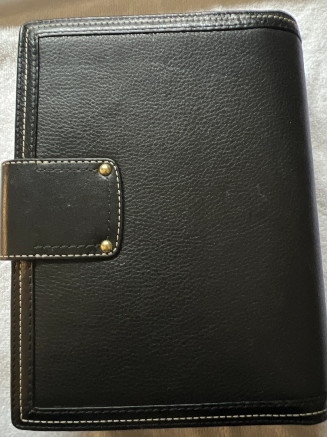 Coach Black Leather Planner Organizer - photo 2