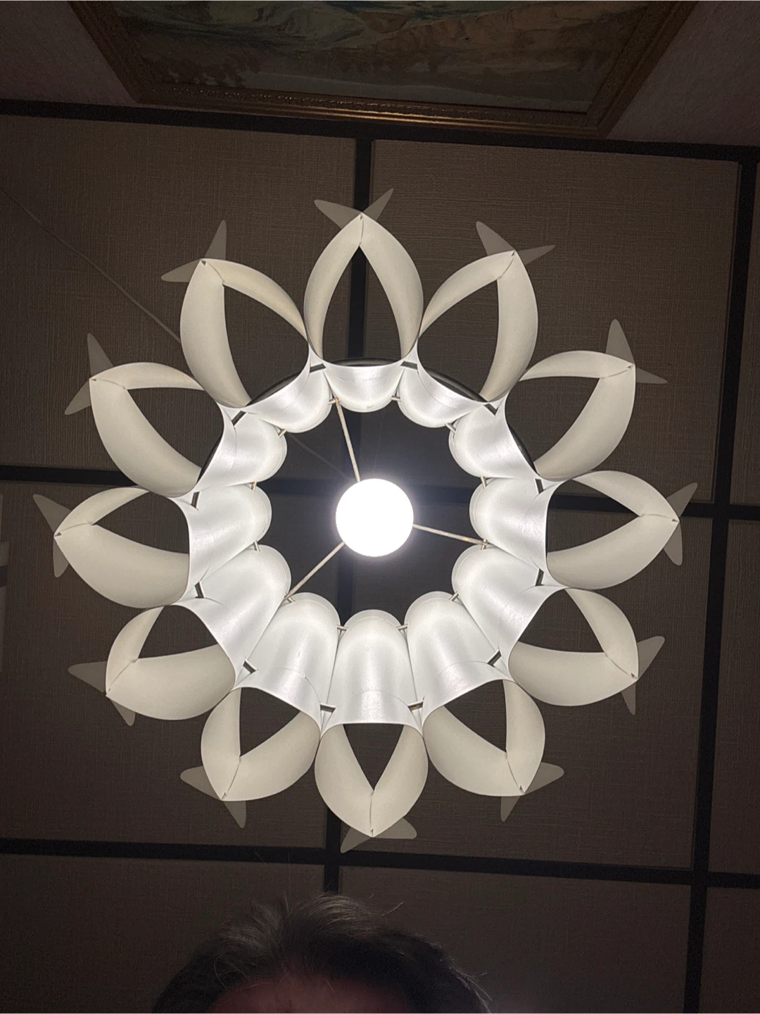 Mid-Century Modern White Pendant Lamp - photo 2