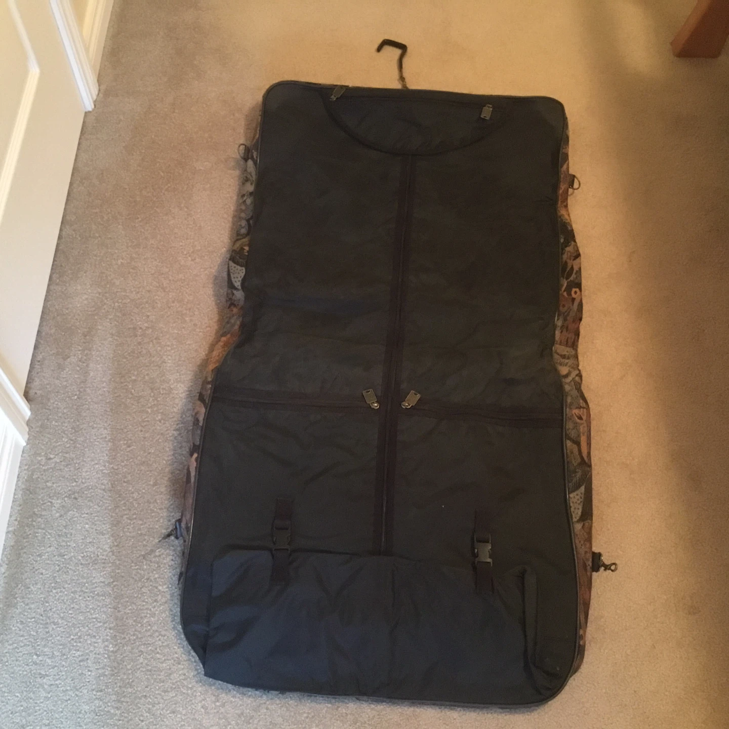 Vintage Garment Bag with Shoulder Strap - photo 3
