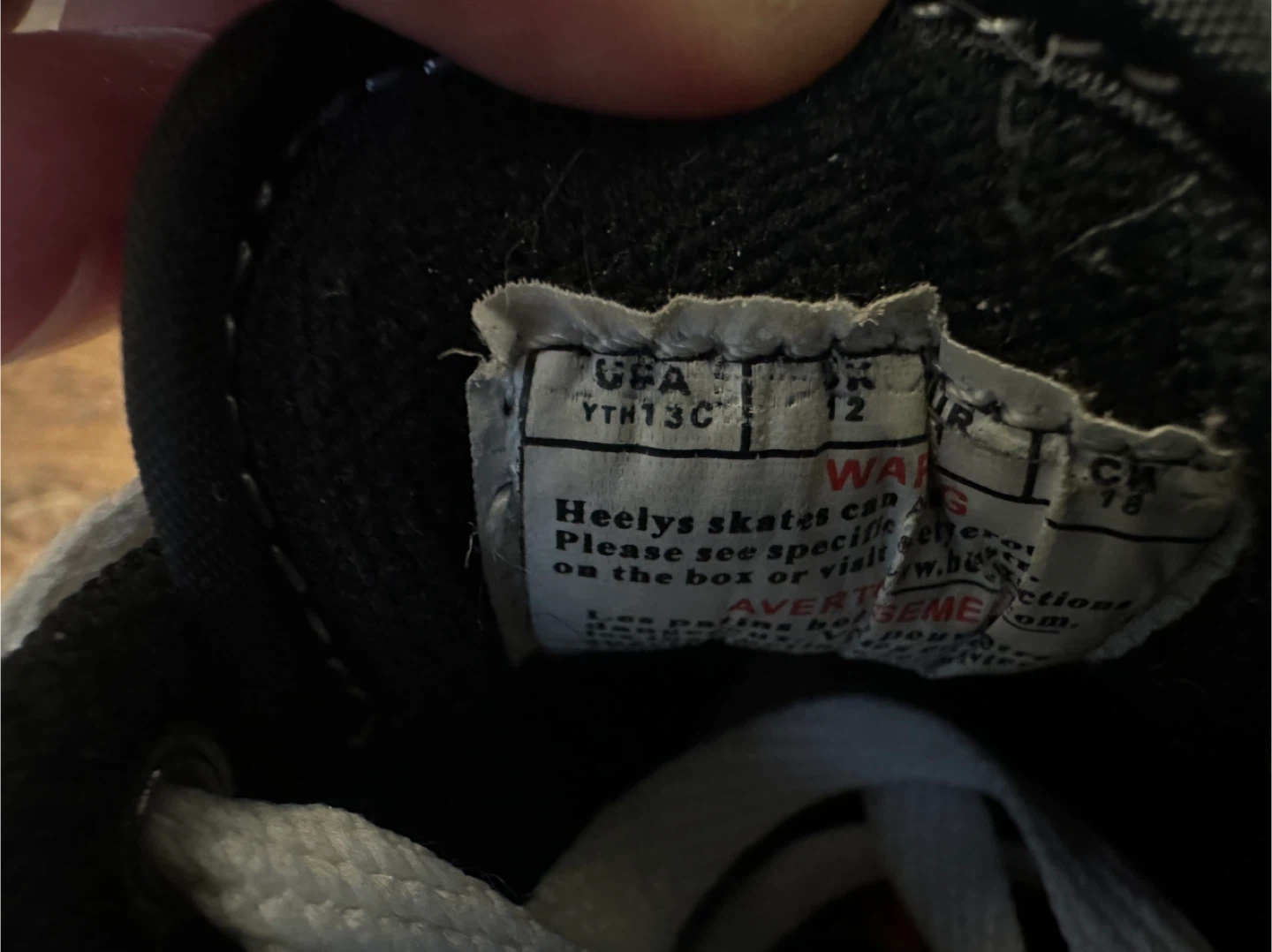 Heelys "The Original Wheeled Shoe" Black Canvas - photo 4