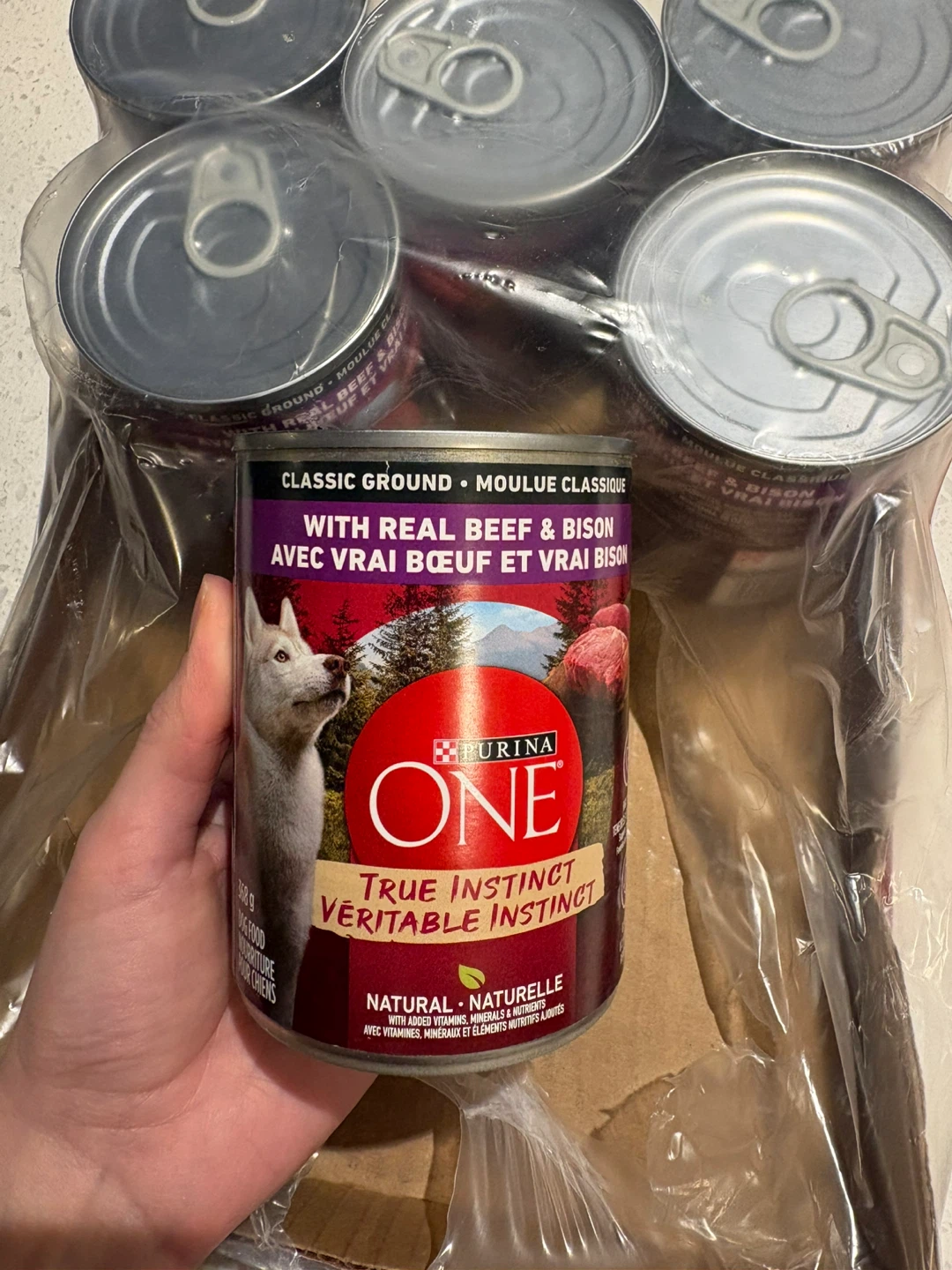 Purina ONE True Instinct Beef & Bison Dog Food (Pack of 6)