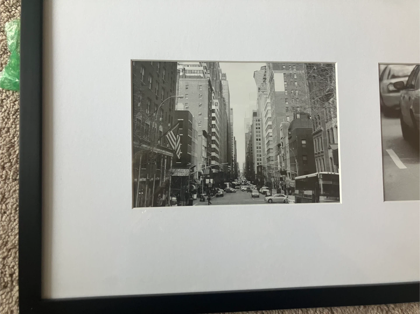 2 NEW Double Picture Frames + City Street Prints - photo 2