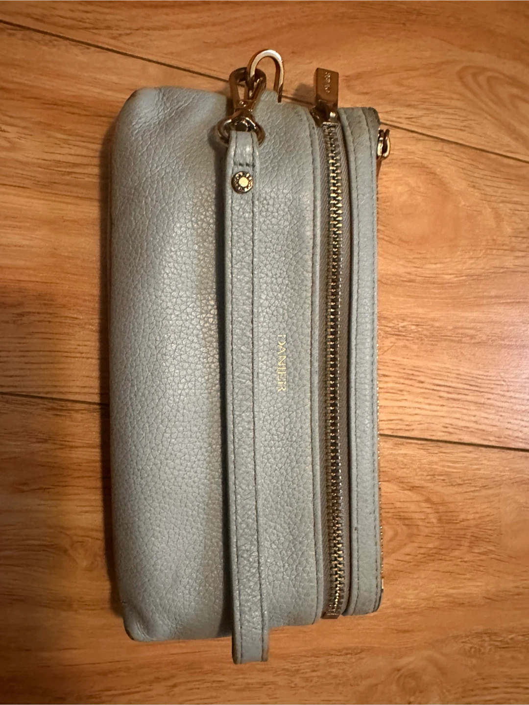 DANIER Leather Wristlet Clutch