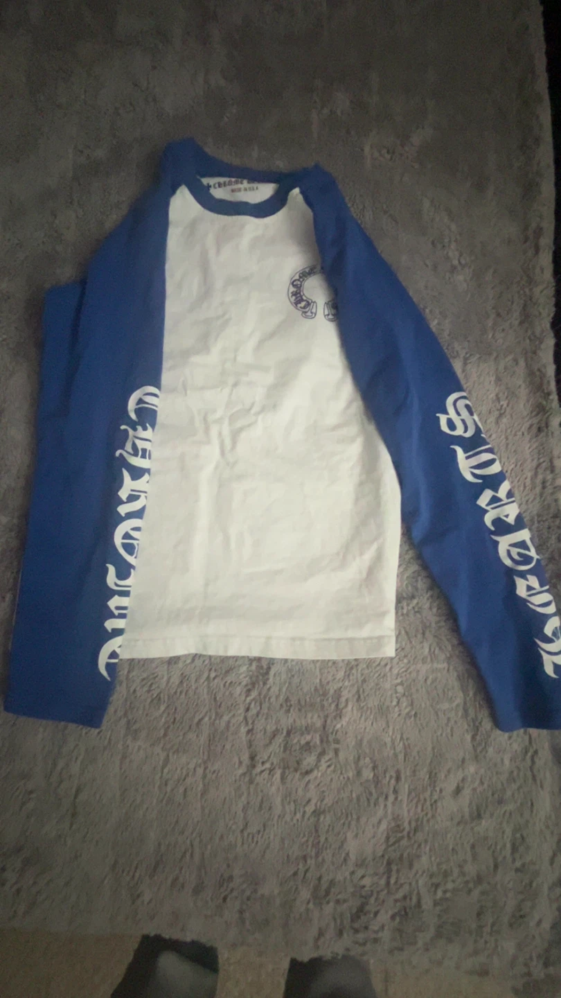 Chrome Hearts Long Sleeve Baseball T-Shirt - photo 4