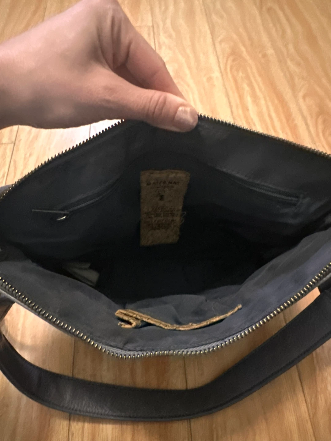 MATT & NAT Grey Faux Leather Crossbody Bag - photo 5