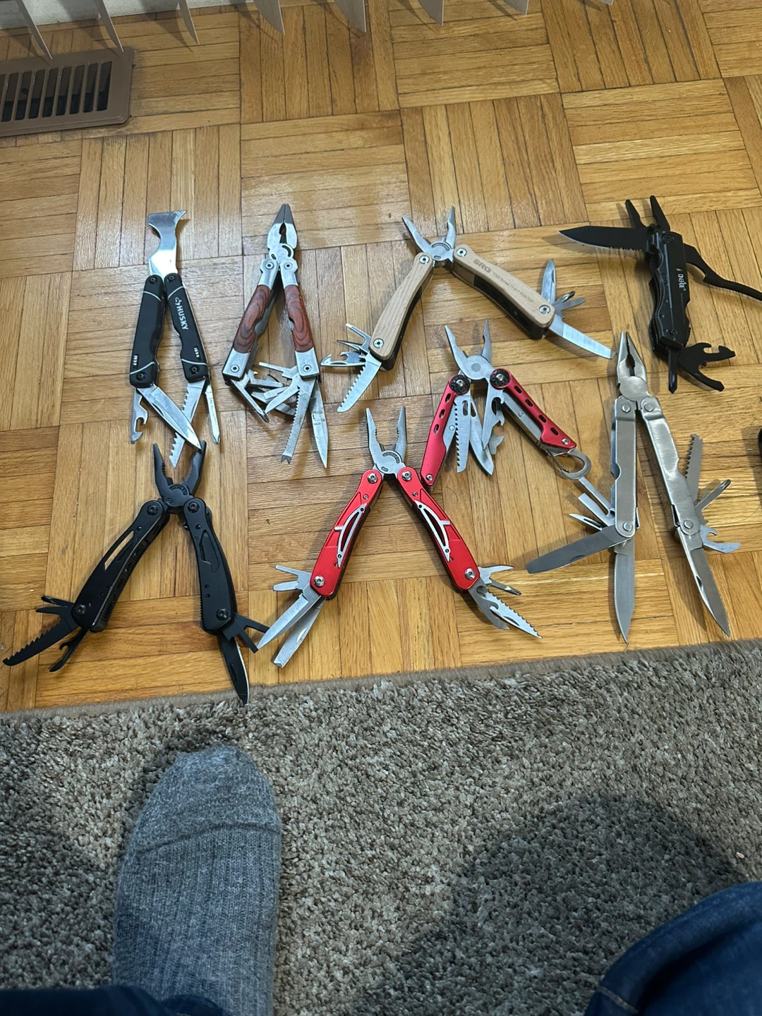 Collection of Multi-tools one for 8$