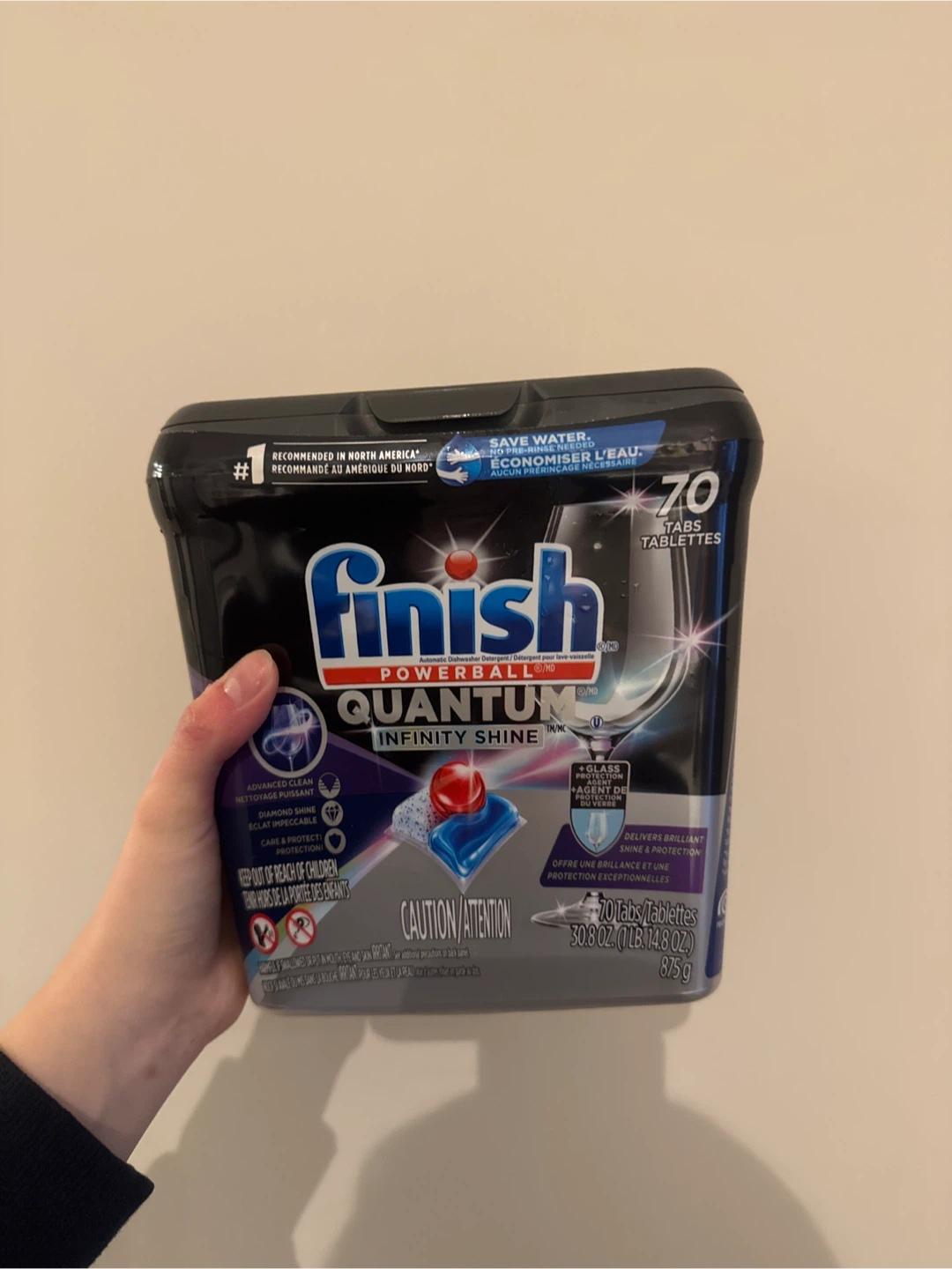 Finish Quantum Infinity Shine Dishwasher Tabs - 70 Tabs