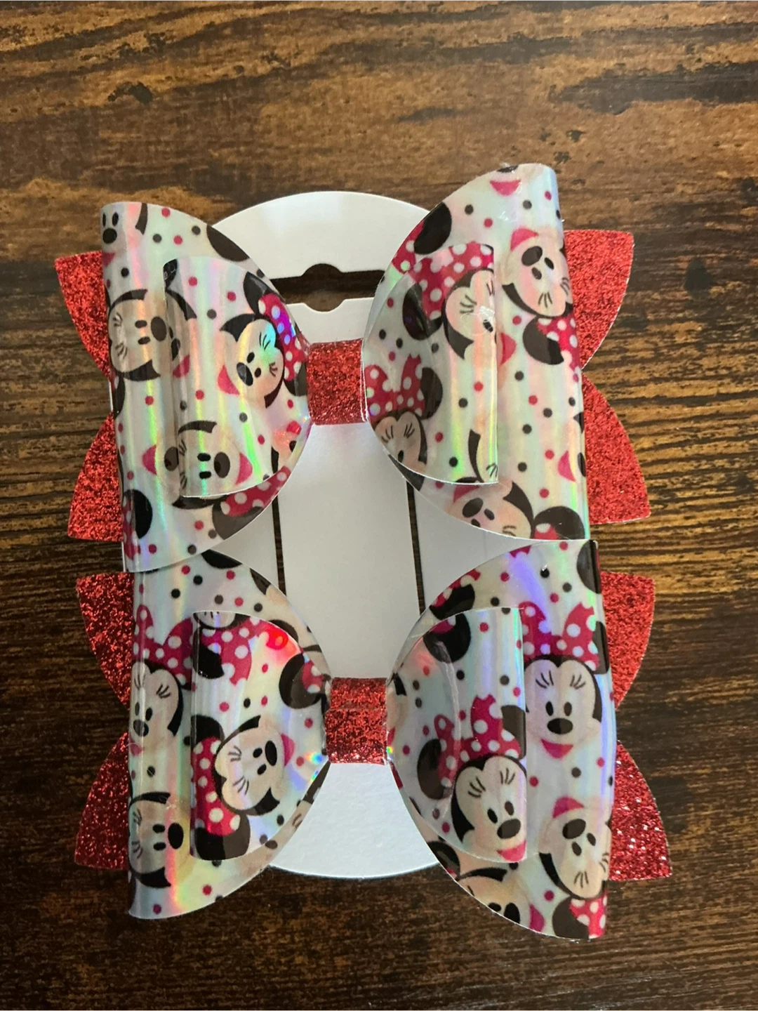 Minnie Mouse Hair Bow Set
