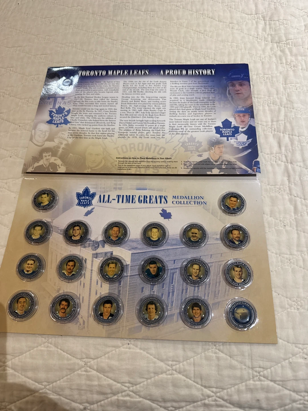 Toronto Maple Leafs All-Time Greats Medallion Collection