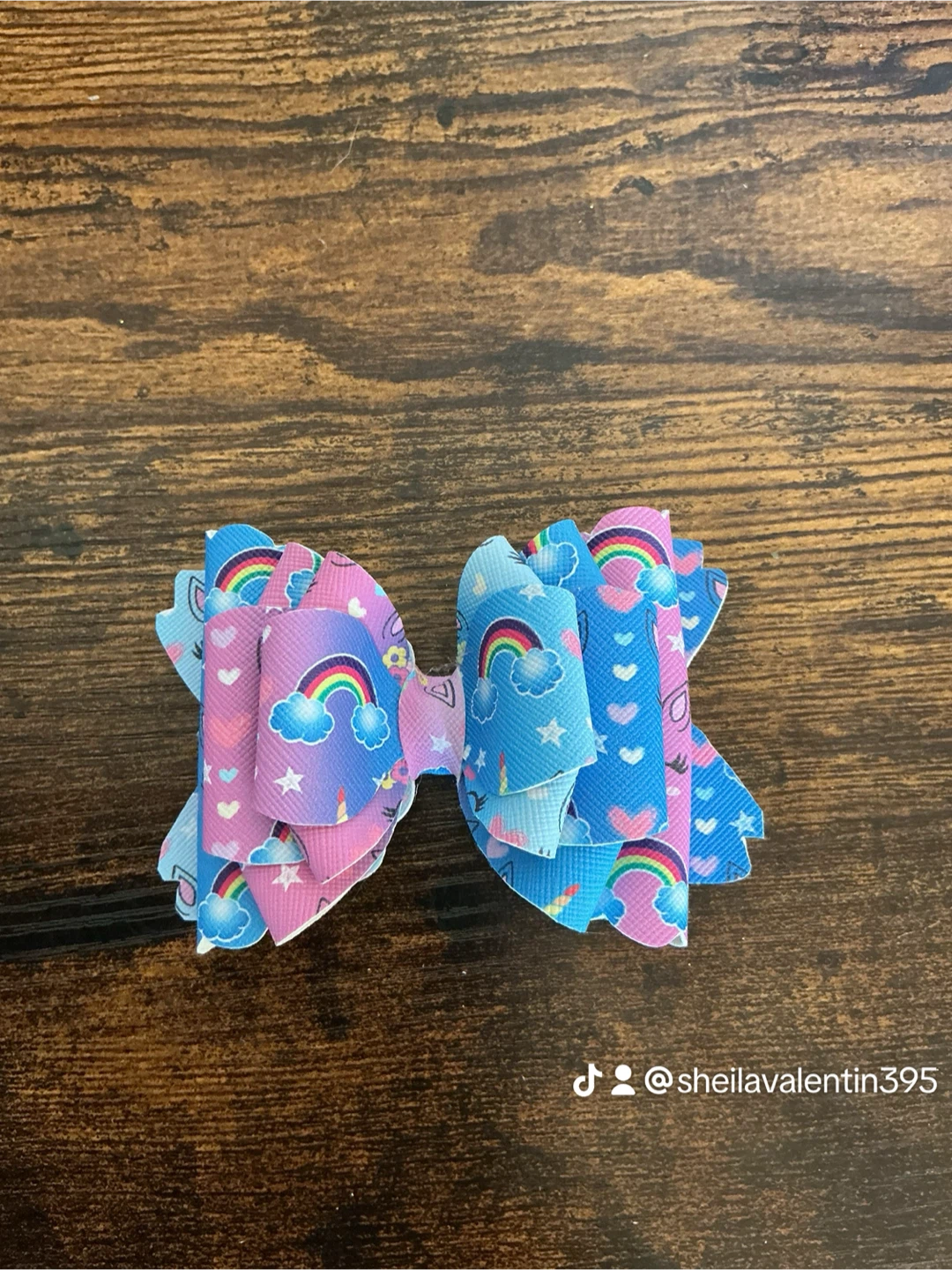 Unicorn Rainbow Bow