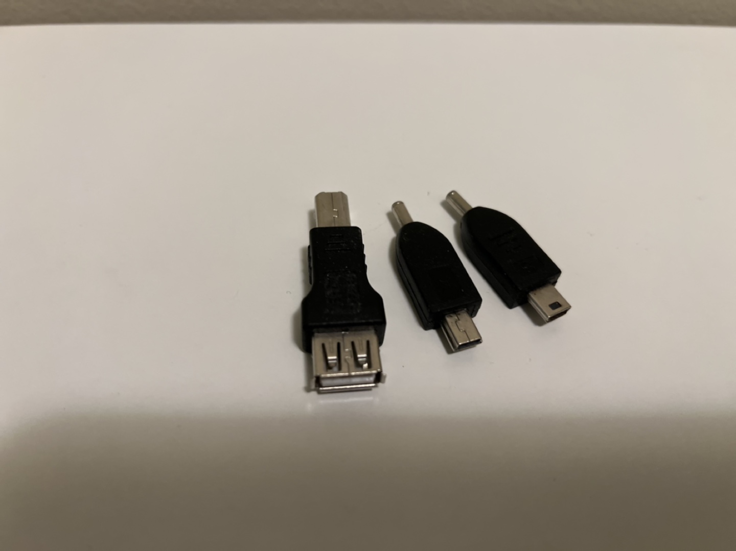USB OTG Adapters (USB-A Female to Mini-USB Male)