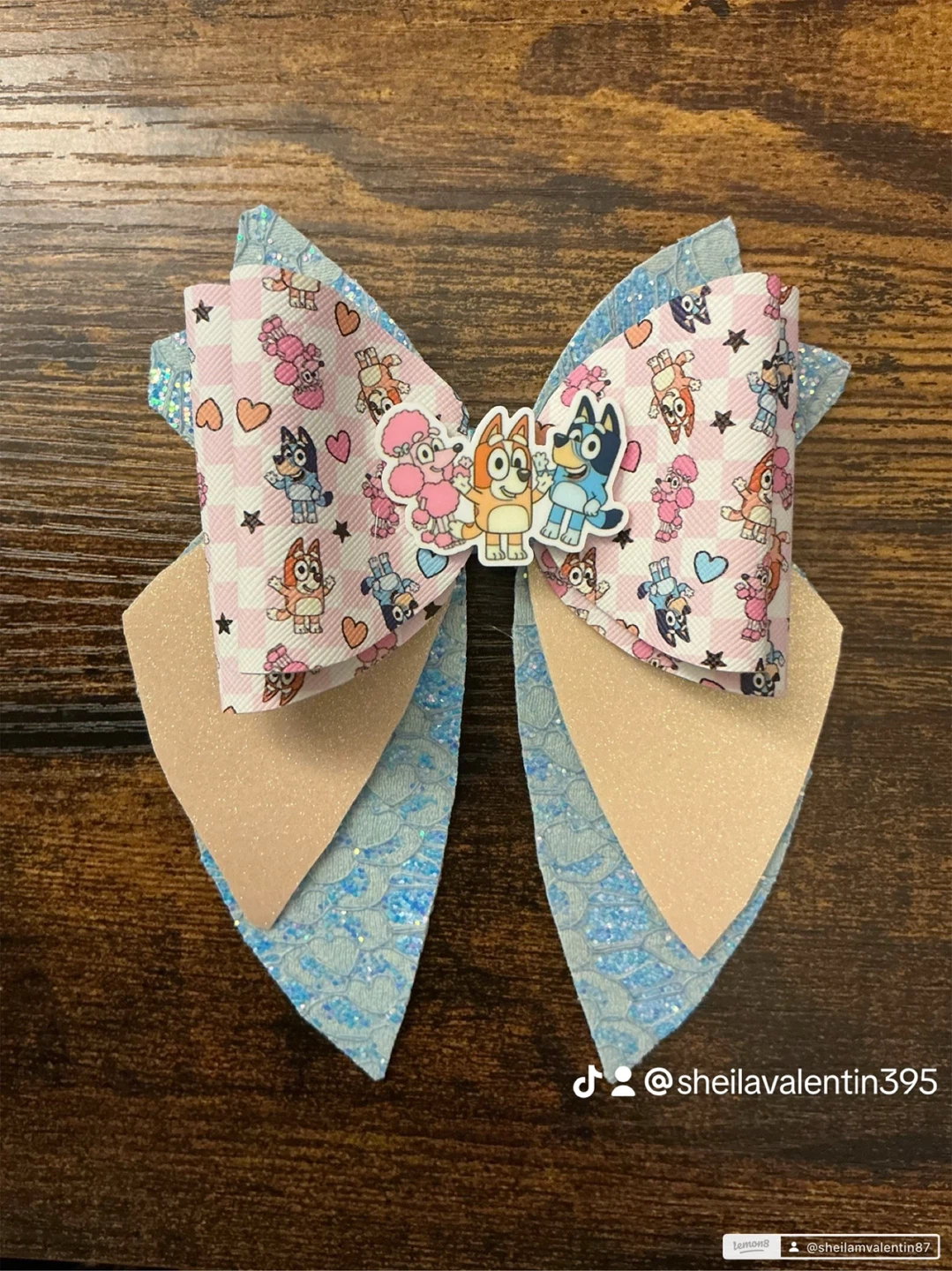 Bluey Character Hair Bow
