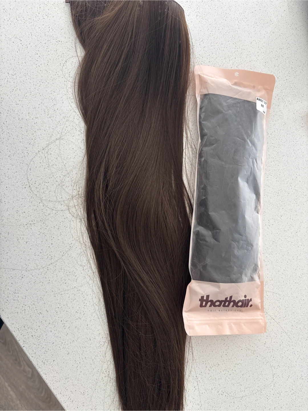 ThatHair 22" Hair Extensions - Dark Brown (8B)