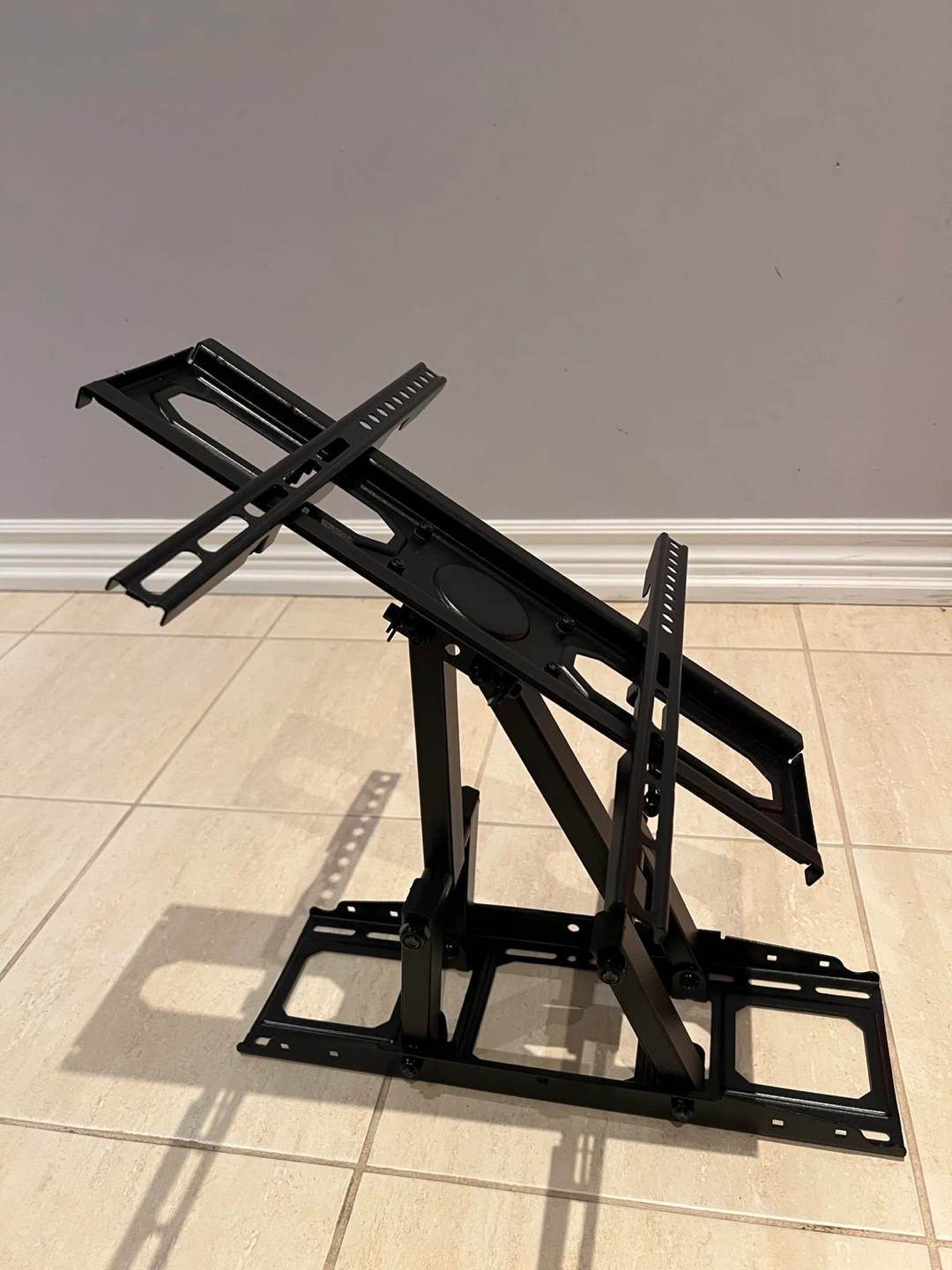 Black Swivel and Tilt TV Wall Mount - photo 2