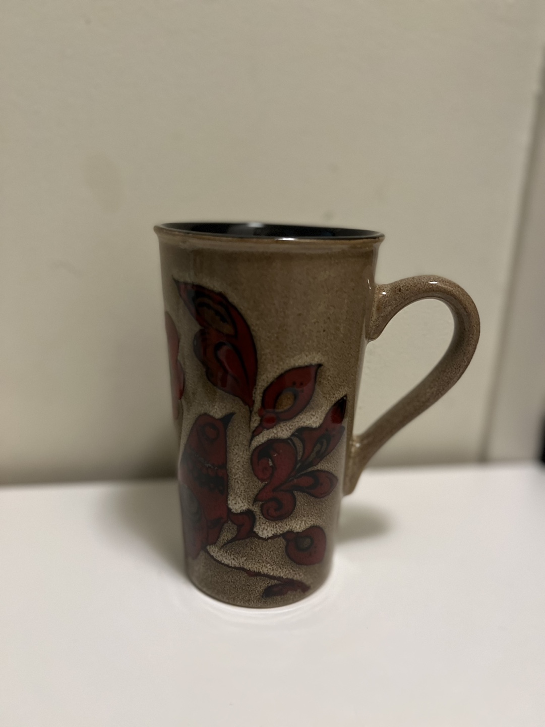 New-Stokes Reactive Bird Stoneware Mug