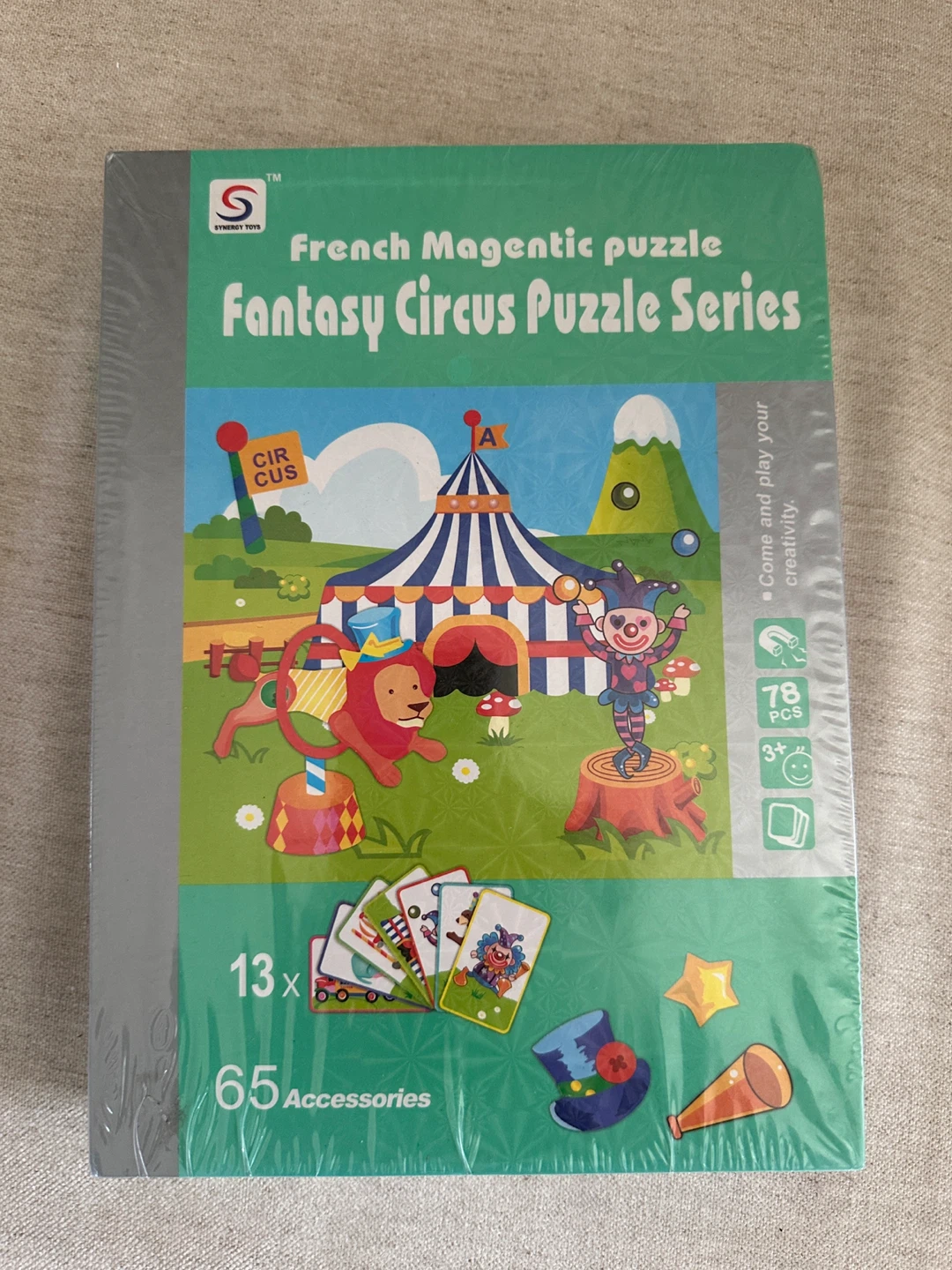 Synergistic Toys French Magnetic Fantasy Circus Puzzle Series