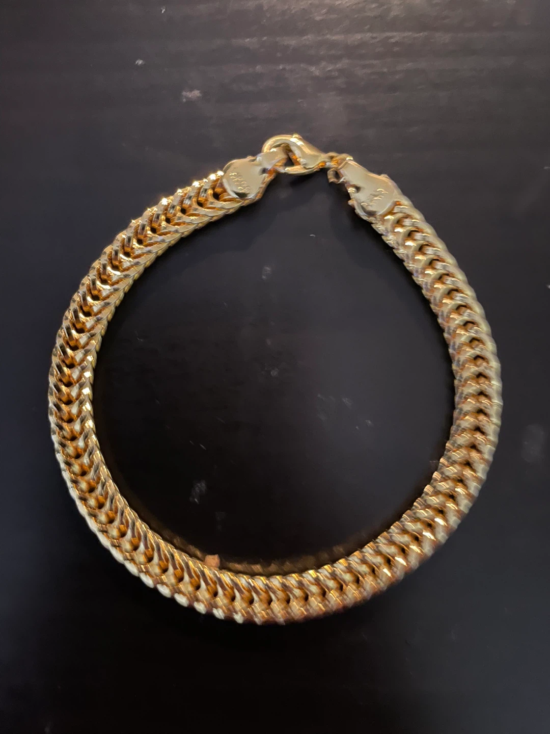 18K Italy Gold Plated Chain Bracelet
