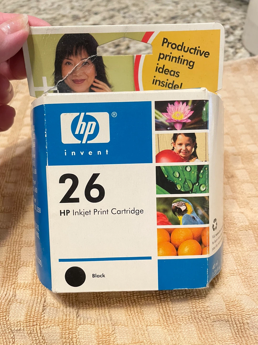 HP 26 Black Inkjet Print Cartridge - photo 2