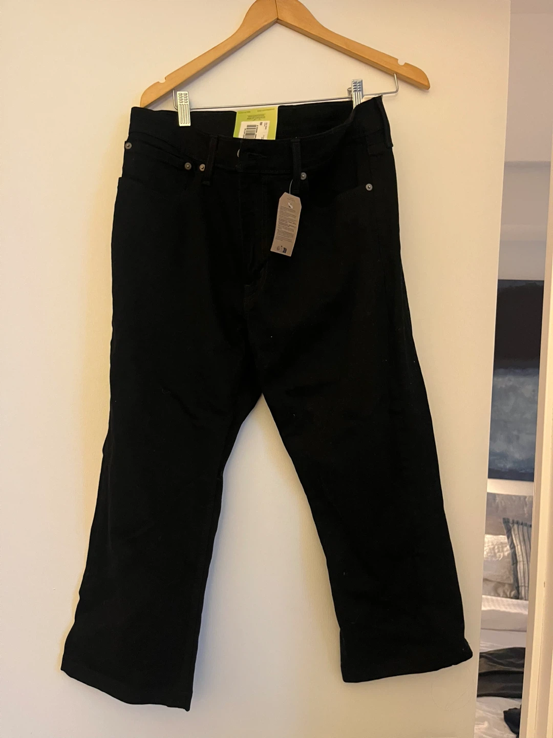 Levi's 514 Straight Fit Jeans Black Men's W 34 L 26