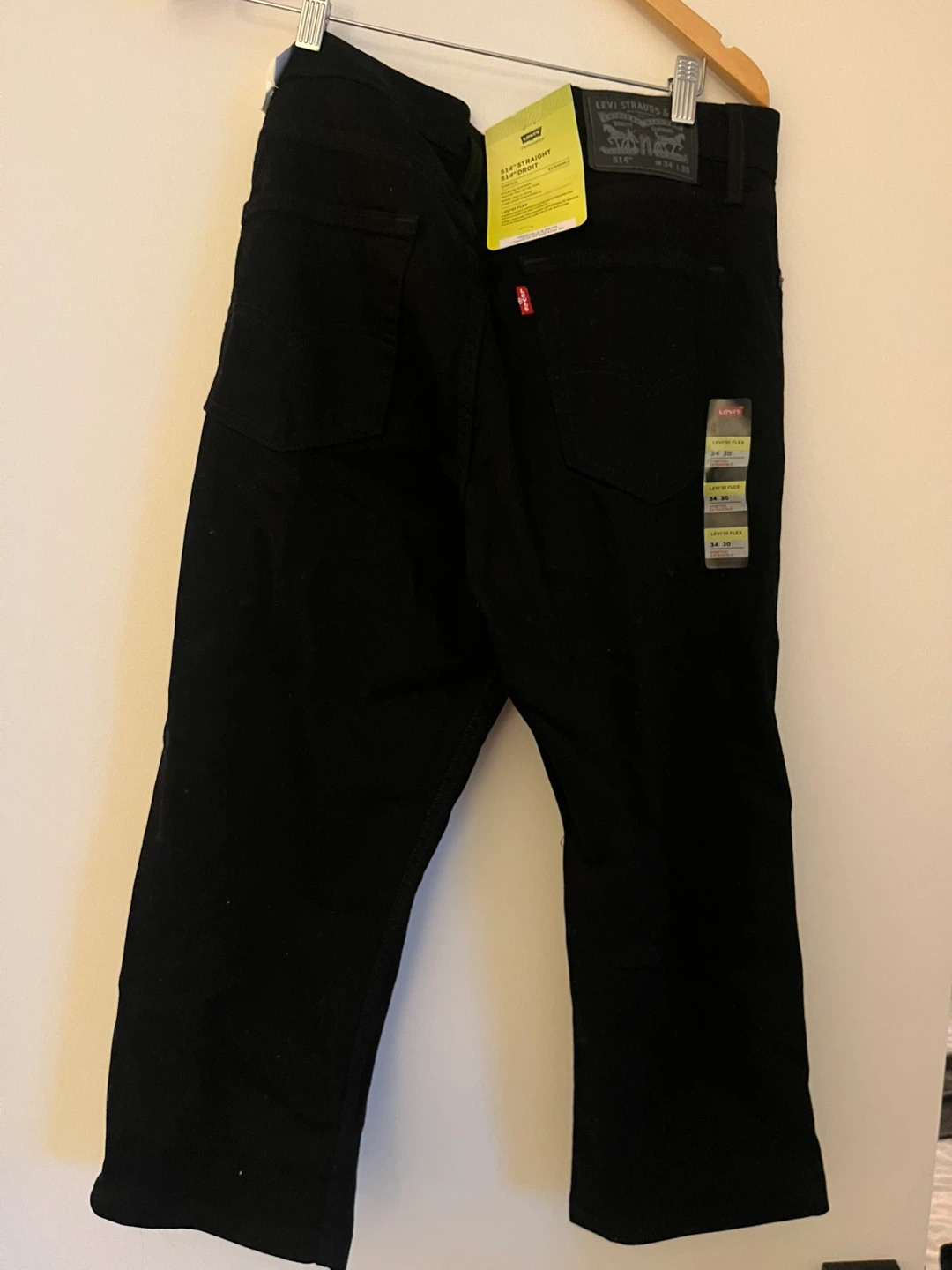Levi's 514 Straight Fit Jeans Black Men's W 34 L 26 - photo 3