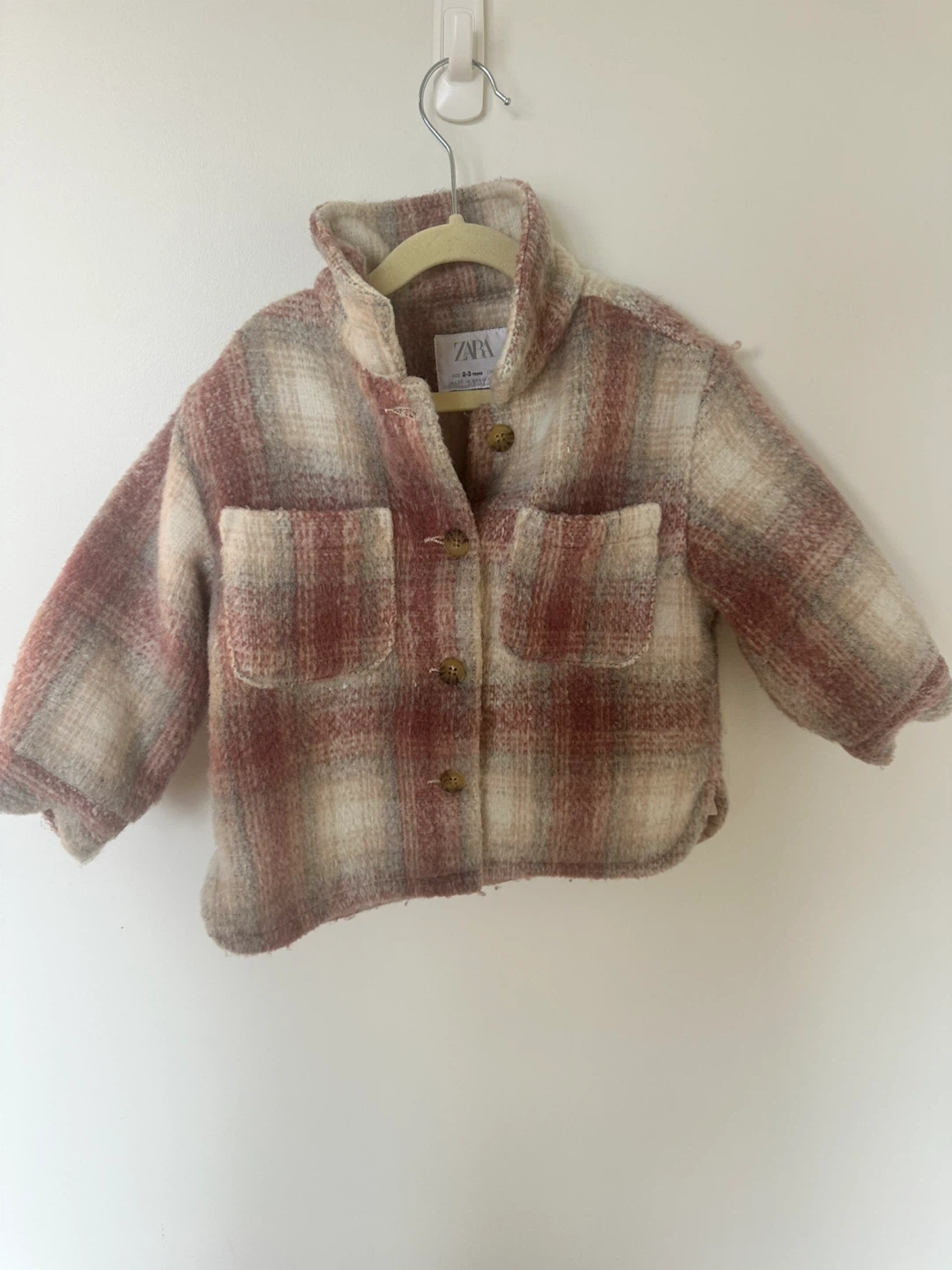 Zara Plaid Shirt Jacket - Size 2-3 Years