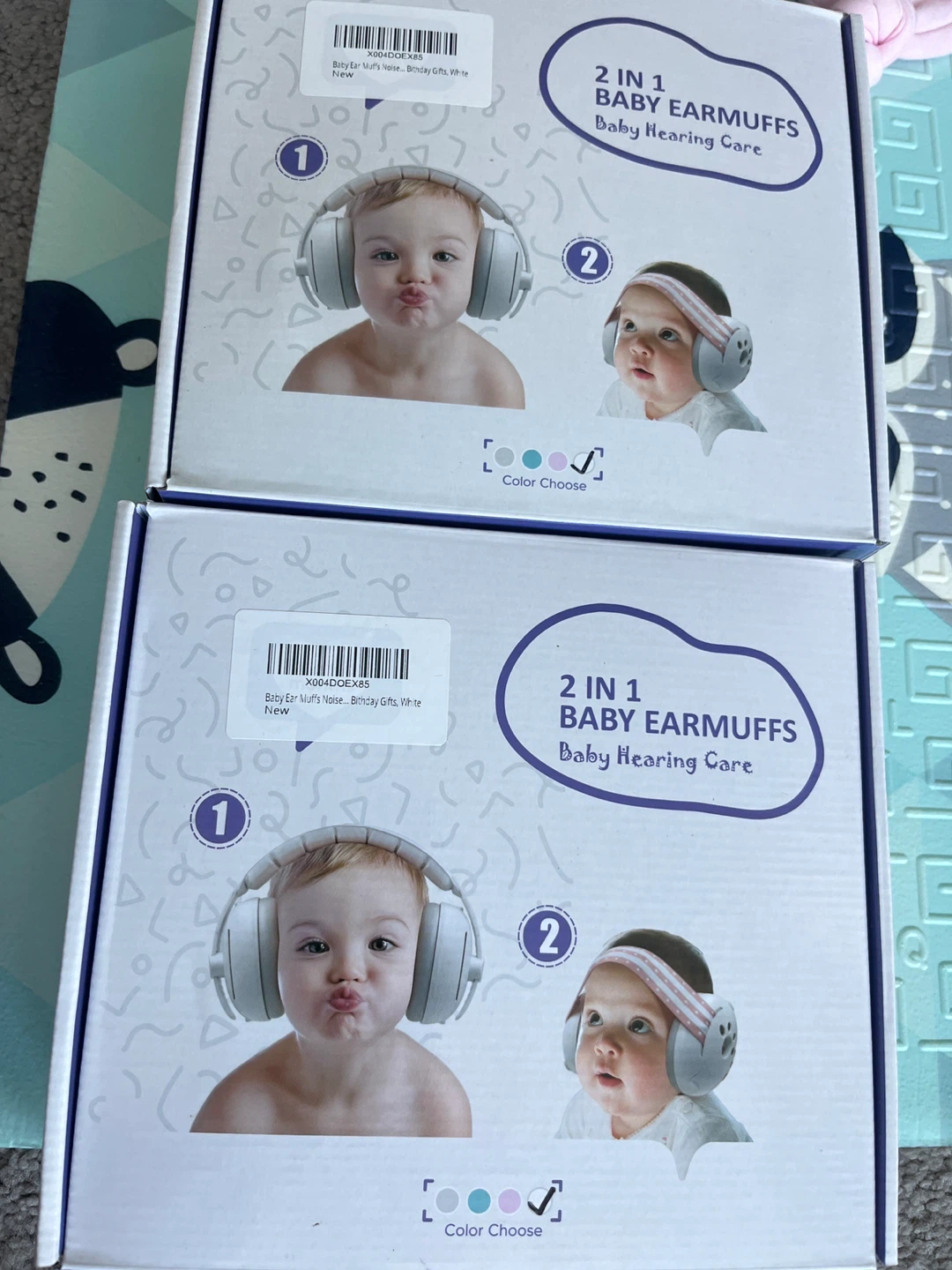 Baby Noise-Canceling Earmuffs (New)