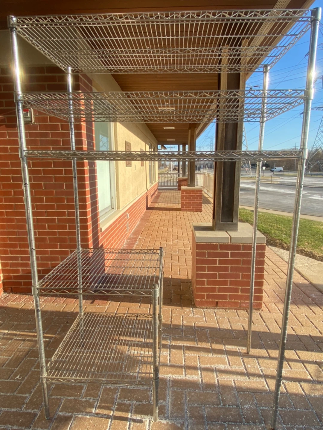 Wire Shelving Unit - Chrome
