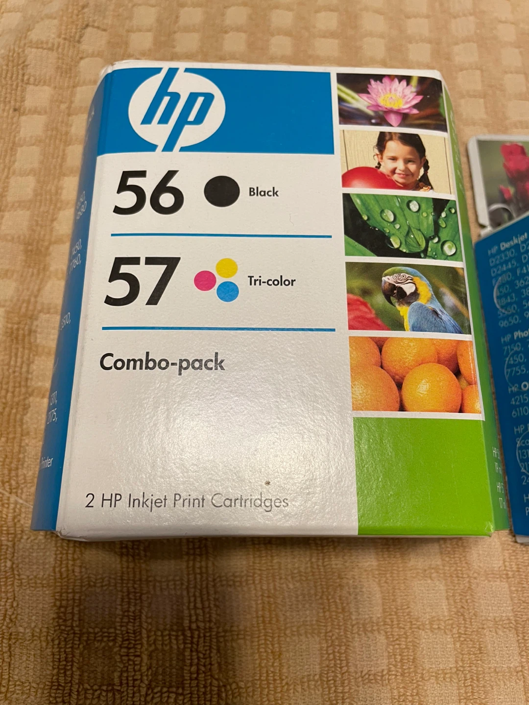 HP 56 Black & 57 Tri-Color Ink Cartridge Combo Pack