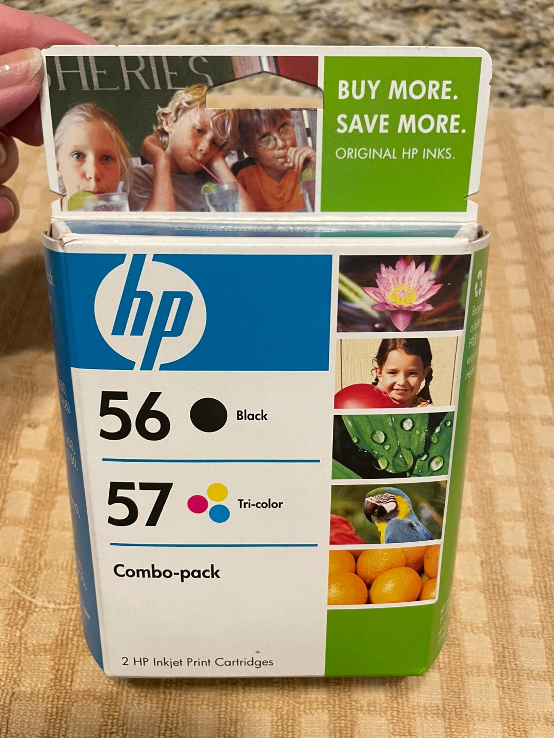HP 56 Black & 57 Tri-Color Ink Cartridge Combo Pack - photo 2