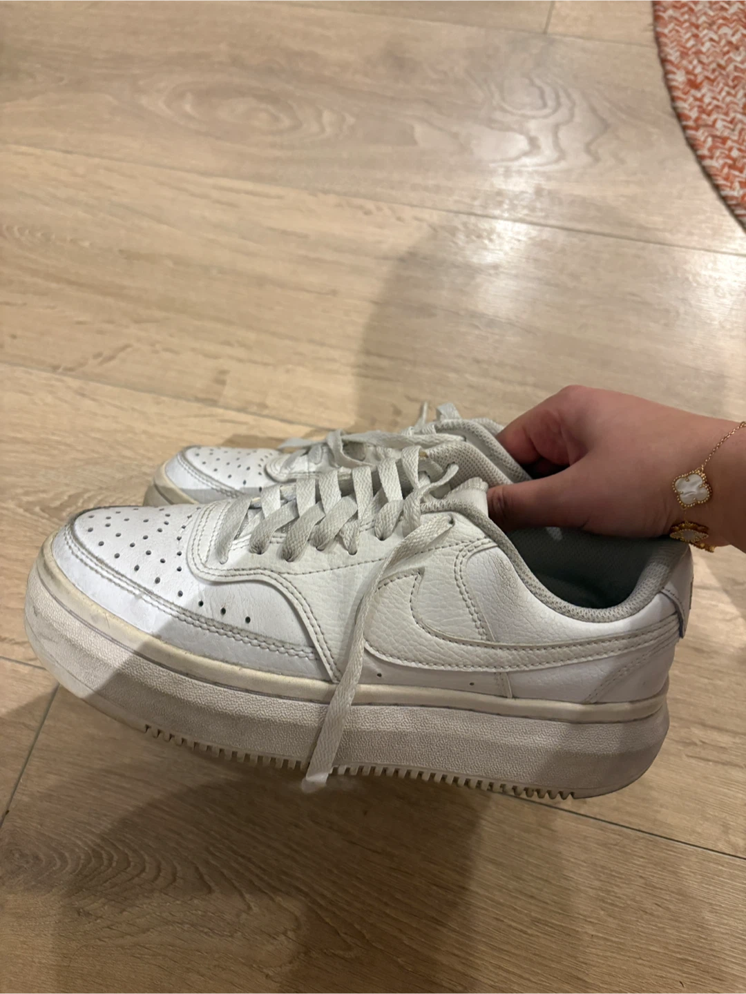 Nike Women's White Court Vision Sneakers - photo 2