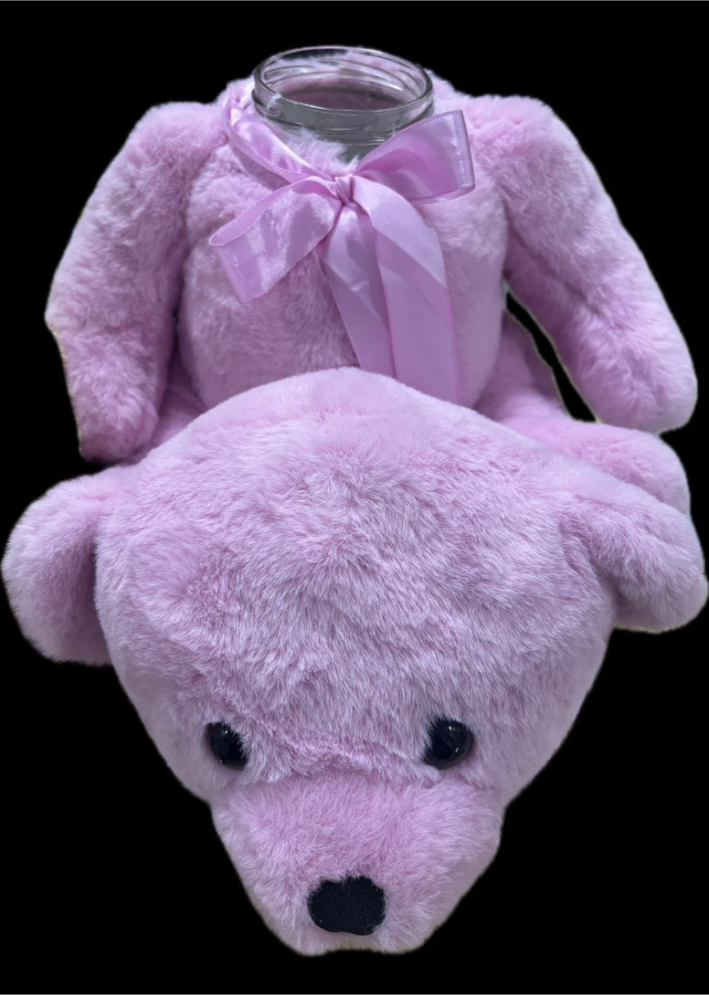 Hide- a-Bear: Pink Teddy Bear Plush with Jar - photo 3