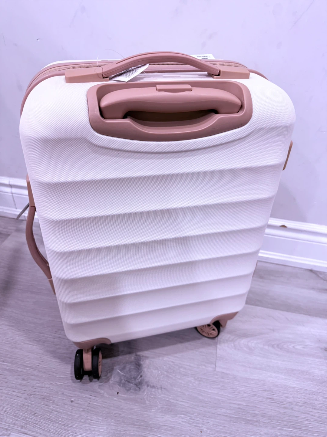 Jetstream Carry-On Spinner Luggage - White/Rose Gold - photo 2