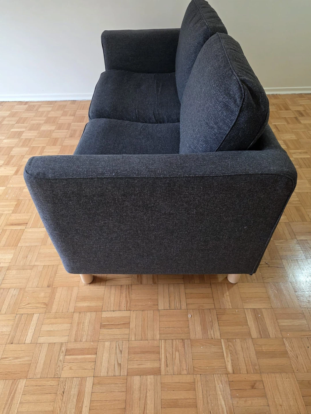 IKEA PARUP Dark Grey 2-Seater Sofa - photo 5