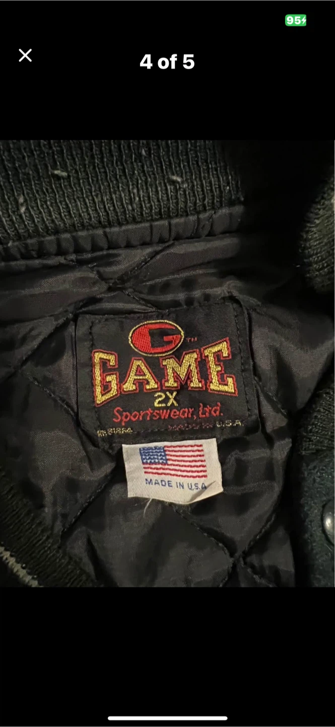 GAME Sportswear "Baseball Plus" Varsity Jacket 2X - photo 4