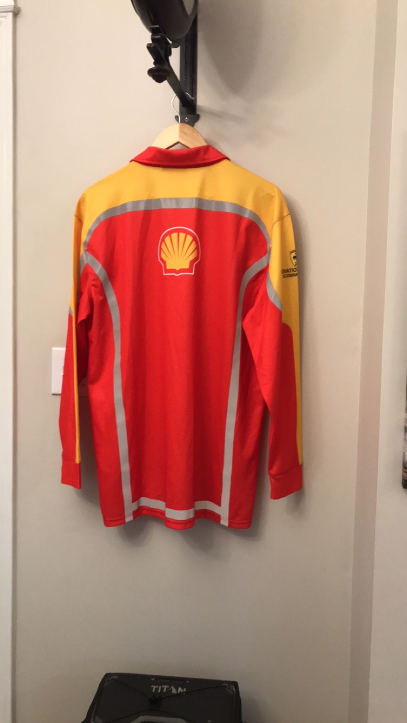 Men’s Shell V-Power Scuderia Ferrari Polo Shirt Medium - photo 2