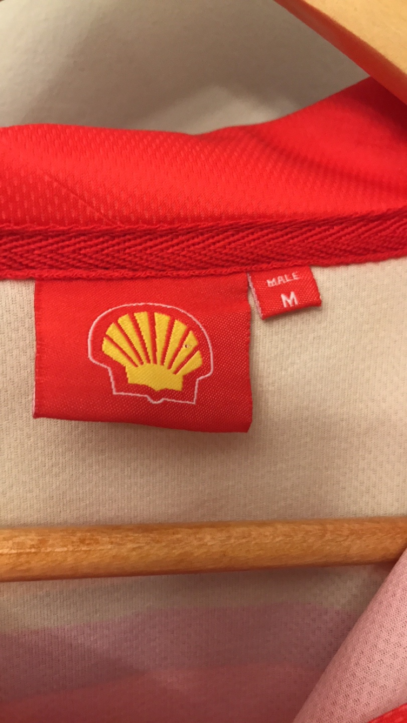 Men’s Shell V-Power Scuderia Ferrari Polo Shirt Medium - photo 3