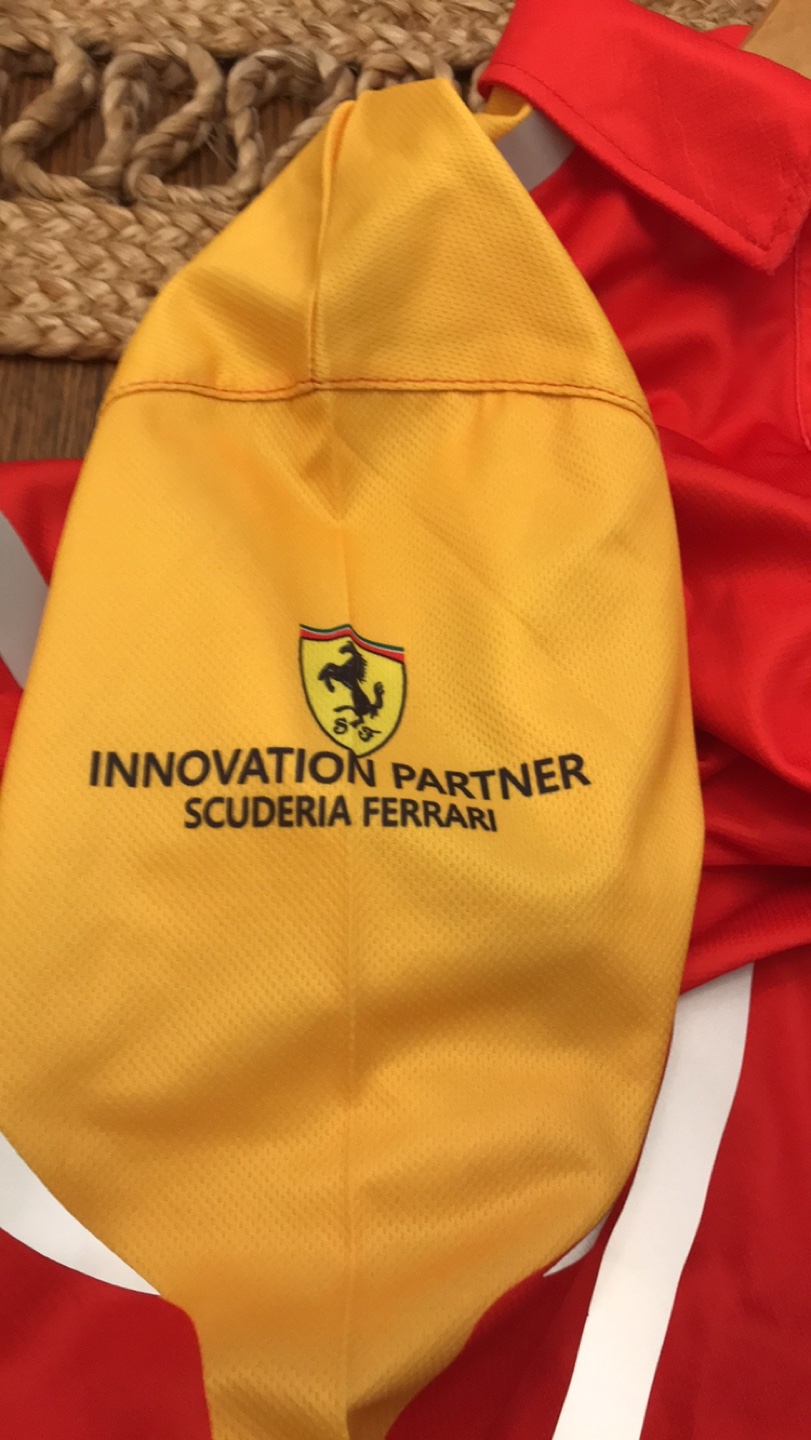 Men’s Shell V-Power Scuderia Ferrari Polo Shirt Medium - photo 4