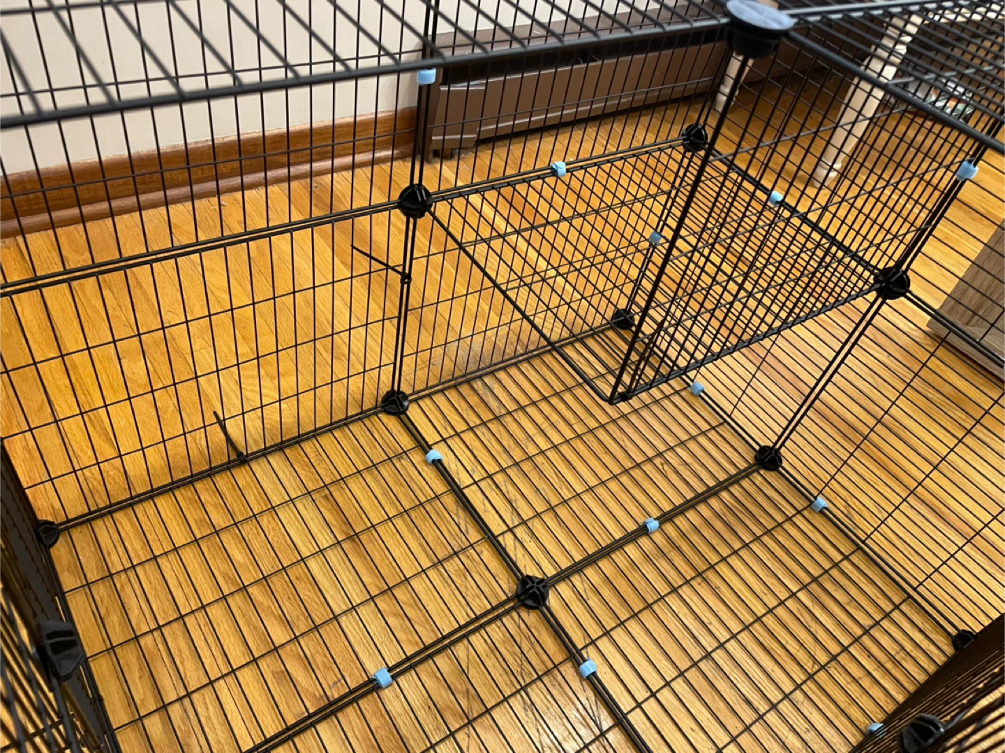 Black Wire Pet Playpen Kennel Crate - photo 3