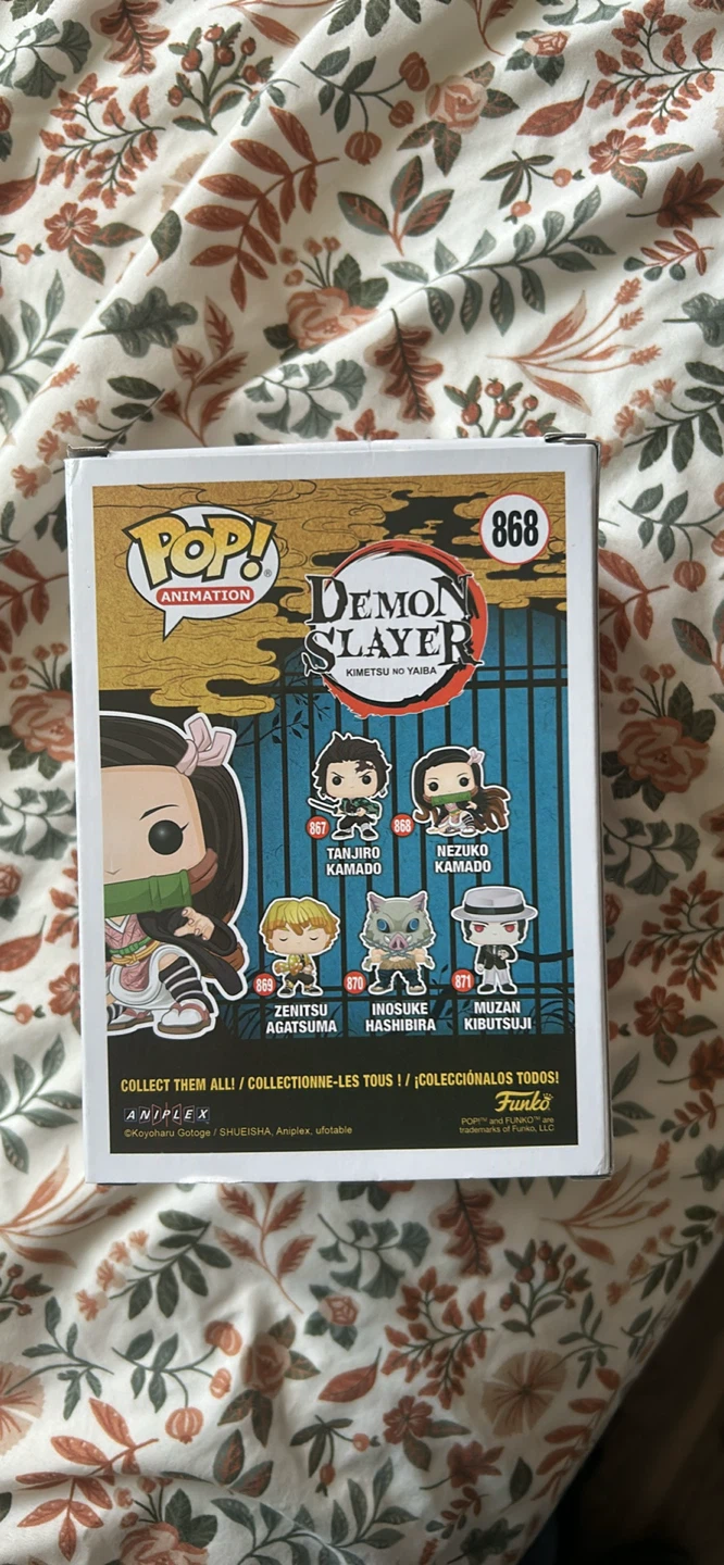 Funko Pop! Demon Slayer Nezuko Kamado #868 Vinyl Figure - photo 3